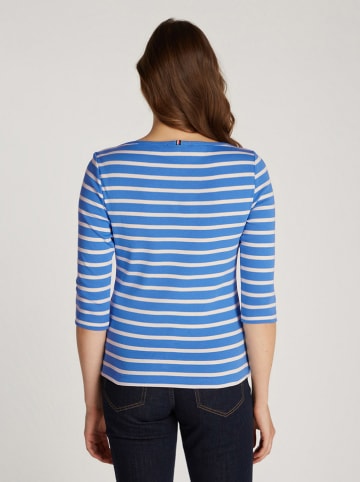 Tommy Hilfiger Longsleeve in Blau/ Weiß