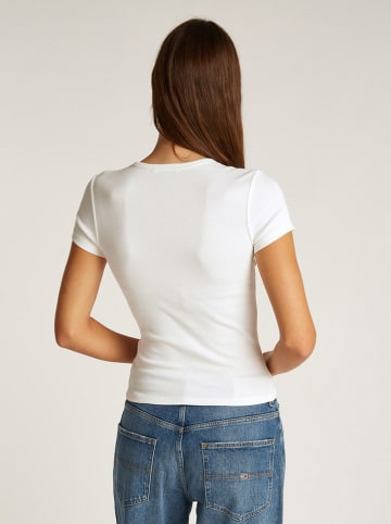 TOMMY JEANS Koszulka w kolorze białym