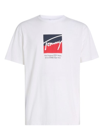 TOMMY JEANS Koszulka w kolorze białym