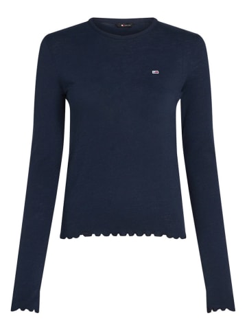 TOMMY JEANS Longsleeve in Dunkelblau