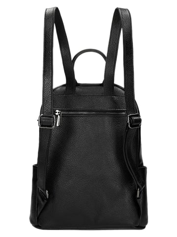 Wojas Leder-Rucksack in Schwarz - (B)28 x (H)32 x (T)14 cm