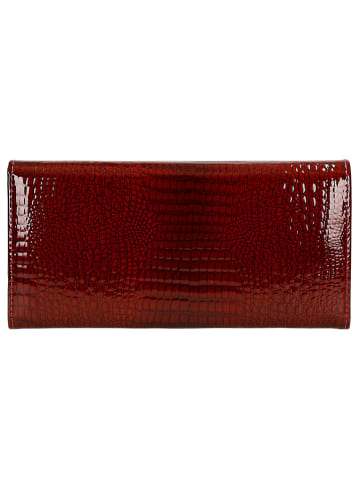 Wojas Leder-Geldbörse in Bordeaux - (B)19,5 x (H)10 x (T)3 cm