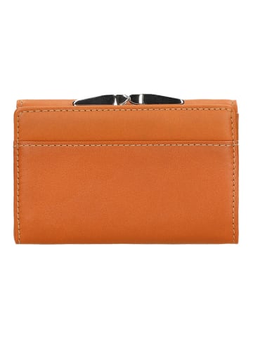 Wojas Leder-Geldbörse in Hellbraun - (B)12 x (H)8 x (T)2,5 cm
