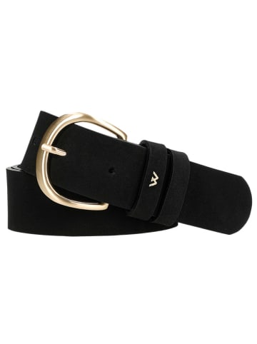Wojas Leder-Gürtel in Schwarz