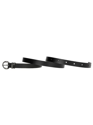 Wojas Leder-Gürtel in Schwarz