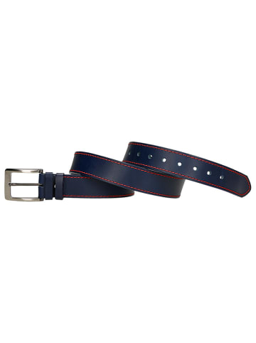 Wojas Leder-Gürtel in Dunkelblau