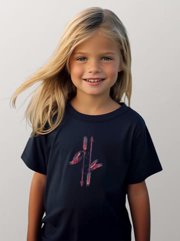 WOOOP Shirt "Indian arrow" donkerblauw