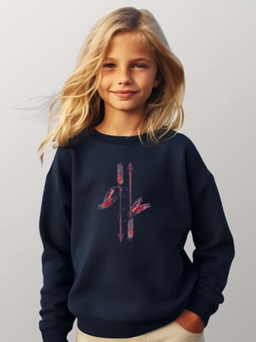 WOOOP Sweatshirt "Indian Arrow" donkerblauw