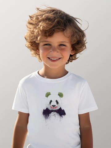 WOOOP Shirt "Joker Panda" in Weiß