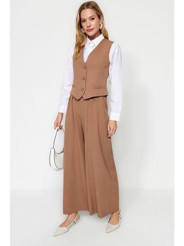 trendyol 2-delige outfit lichtbruin