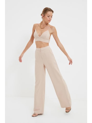 trendyol Marlenehose in Beige
