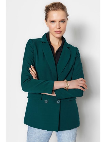 trendyol Blazer in Dunkelgrün
