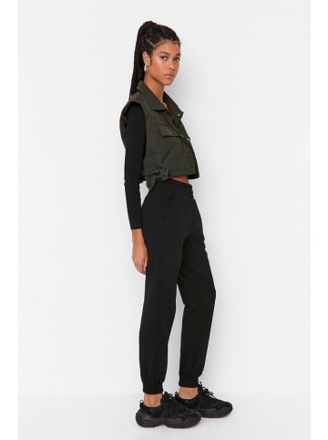 trendyol Sweathose in Schwarz