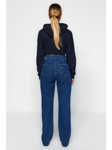 trendyol Spijkerbroek - mom fit - blauw