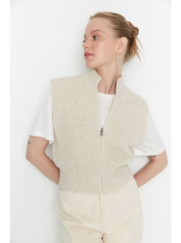 trendyol Pullunder in Creme