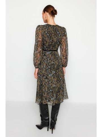 trendyol Jurk kaki/zwart