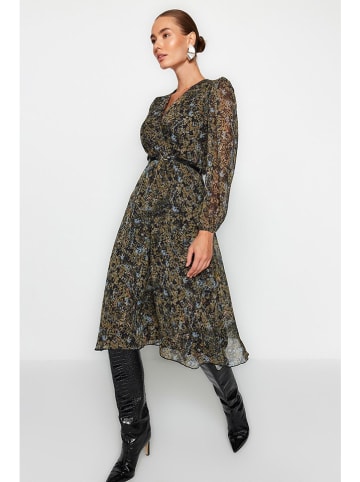 trendyol Jurk kaki/zwart