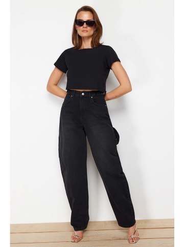 trendyol Jeans - Mom fit - in Schwarz