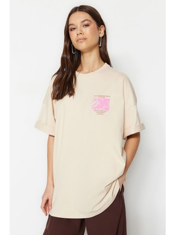 trendyol Shirt in Beige