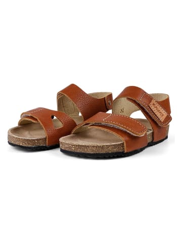 KAVAT Leren sandalen "Bomhus" lichtbruin