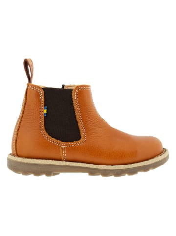 KAVAT Leder-Chelsea-Boots "Nymölla EP" in Hellbraun