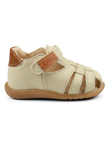 KAVAT Leren enkelsandalen "Rullsand EP" crème