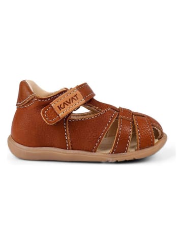 KAVAT Leren enkelsandalen "Rullsand EP" bruin