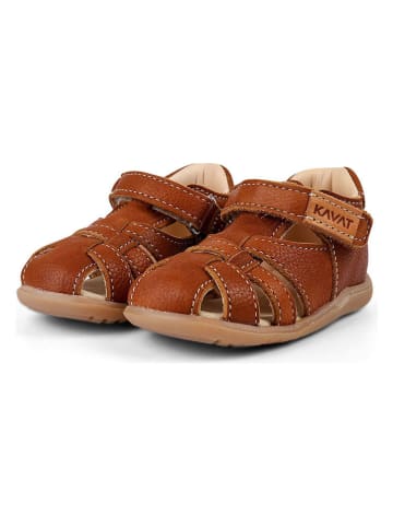 KAVAT Leren enkelsandalen "Rullsand EP" bruin