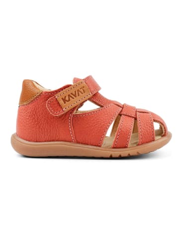 KAVAT Leren enkelsandalen "Rullsand EP" rood
