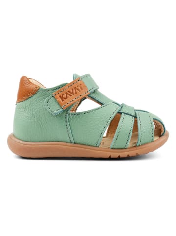 KAVAT Leren enkelsandalen "Rullsand EP" mintgroen