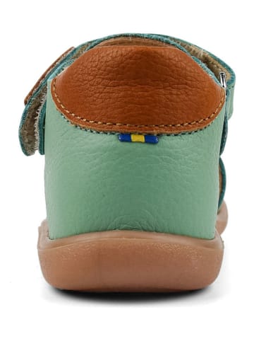 KAVAT Leren enkelsandalen "Rullsand EP" mintgroen