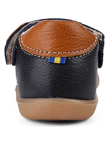 KAVAT Leren enkelsandalen "Rullsand EP" donkerblauw