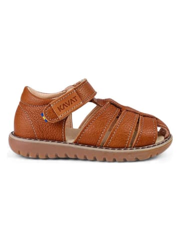 KAVAT Leren enkelsandalen "Hällevik EP" bruin