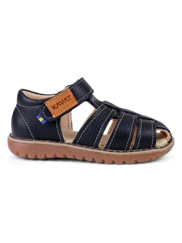 KAVAT Leren enkelsandalen "Hällevik EP" donkerblauw