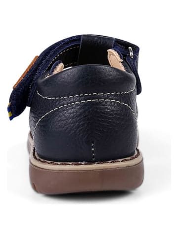 KAVAT Leren enkelsandalen "Hällevik EP" donkerblauw