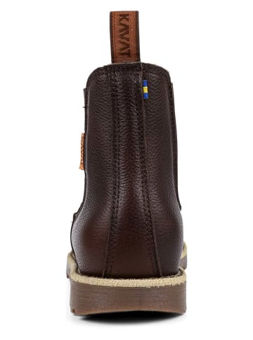 KAVAT Leren chelseaboots "Bodås JR EP" donkerbruin
