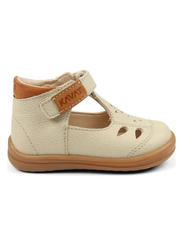 KAVAT Leren enkelsandalen "Nora EP" zandkleurig