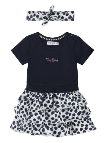 Dirkje 2tlg. Outfit in Dunkelblau/ Weiß