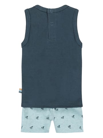 Dirkje 2tlg. Outfit in Blau/ Hellblau