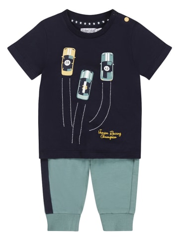 Dirkje 2tlg. Outfit in Schwarz/ Grün
