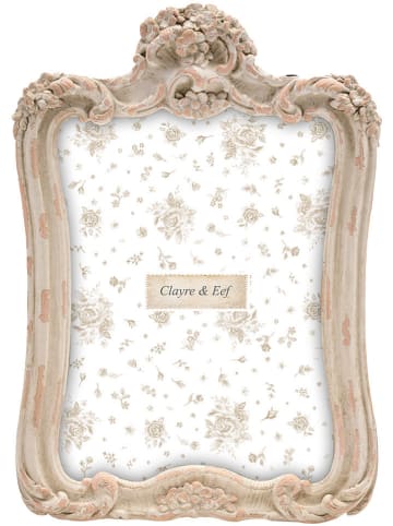 Clayre & Eef Bilderrahmen in Beige - (B)16 x (H)23 cm