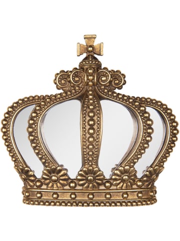 Clayre & Eef Dekoracja ścienna w kolorze złotym - 25 x 24 cm