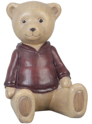 Clayre & Eef Dekofigur "Bär" in Beige/ Braun - (B)8 x (H)9 x (T)6 cm