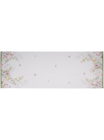 Clayre & Eef Tafelkleed wit/roze - (L)140 x (B)50 cm