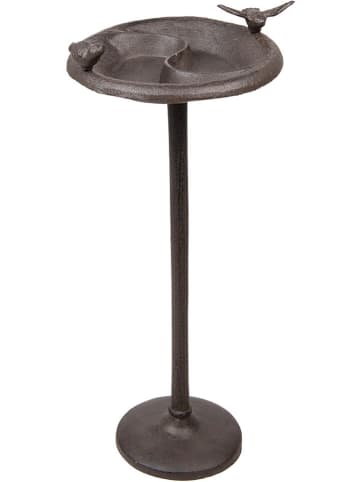 Clayre & Eef Vogel-Fressnapf in Schwarz - (B)23 x (H)52 x (T)25 cm