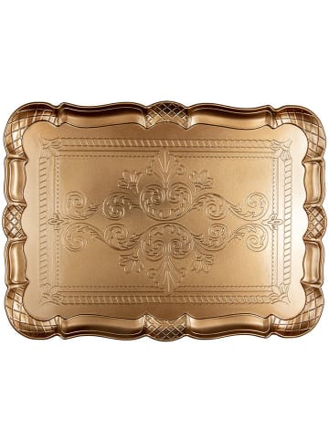 Clayre & Eef Tablett in Gold - (L)40 x (B)30 cm