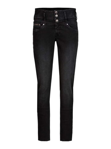 Herrlicher Dżinsy - Skinny fit - w kolorze czarnym