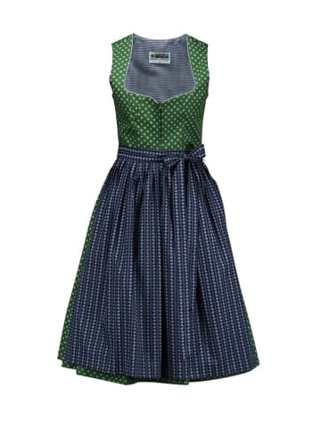 Berwin & Wolff Dirndl in Grün/ Dunkelblau