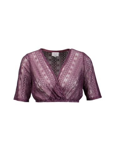 Berwin & Wolff Dirndlbluse in Aubergine