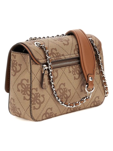 Guess Schoudertas beige/lichtbruin - (B)22 x (H)17 x (D)7 cm